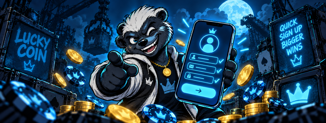 Registrering hos Lucky Coin