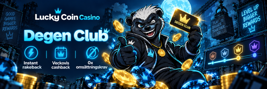 Bonusar och belöningar hos Lucky Coin